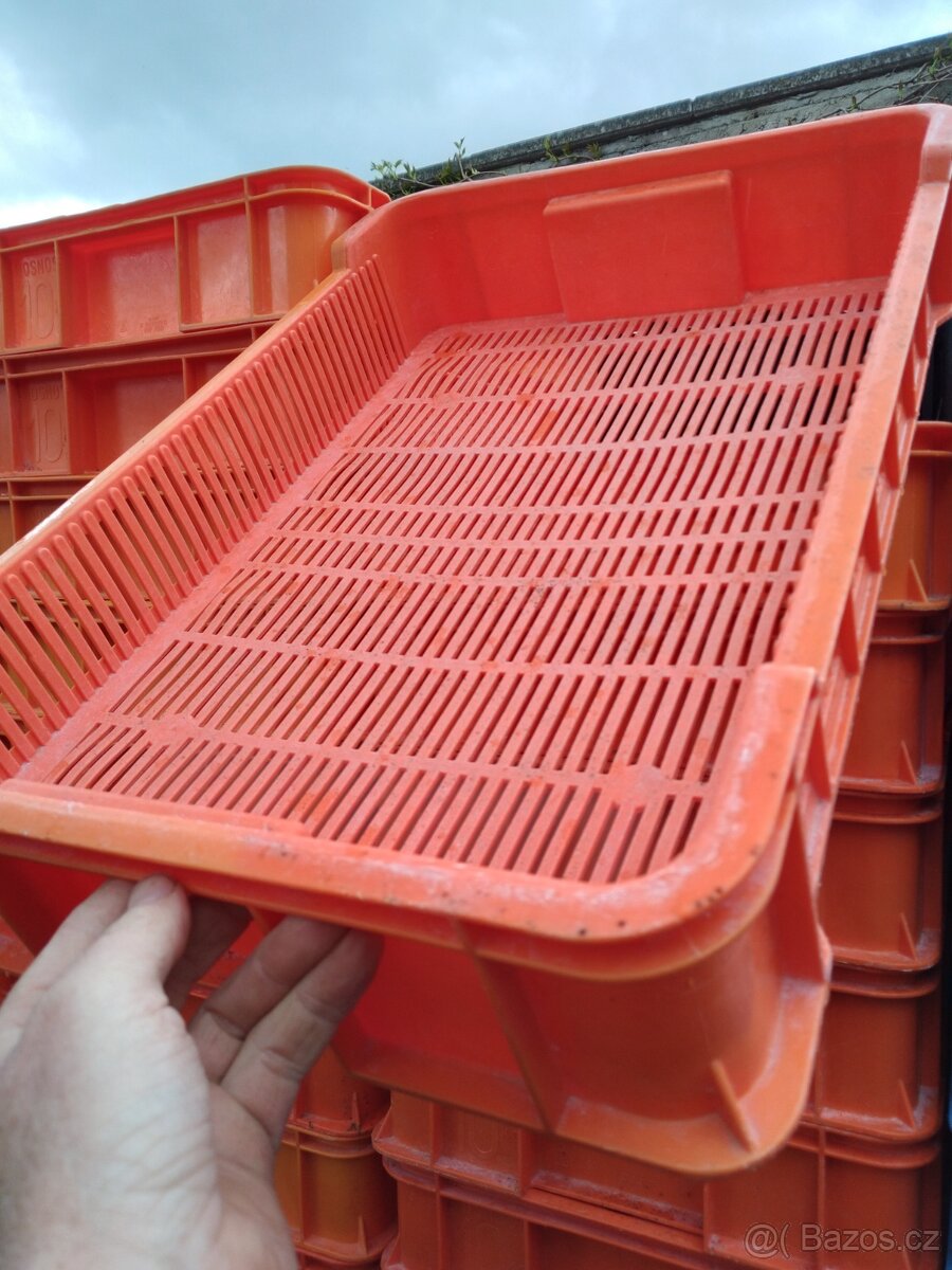 Plastové přepravky OZ ,nízké, barvené - 13