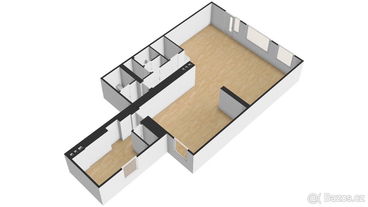 Pronájem obchodních prostor 106 m2, ul.28. října, Jeseník - 13