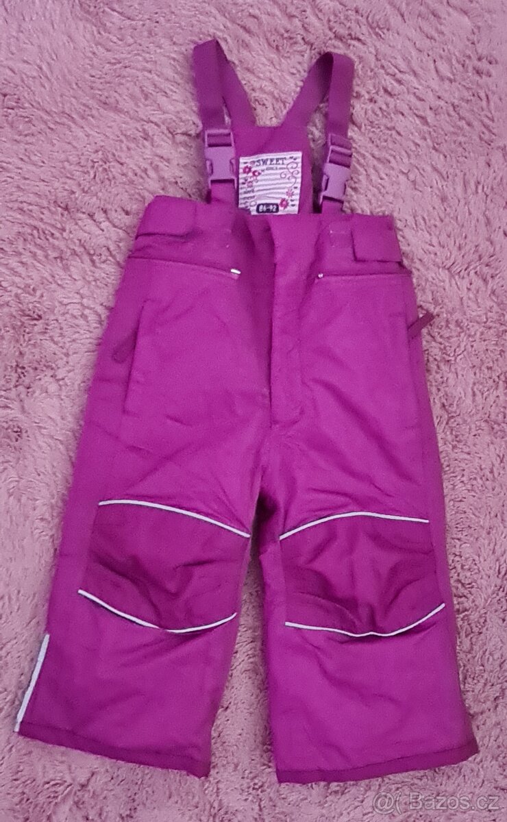 dívčí zimní kombinéza Tchibo vel. 86/92 + zdarma čepice - 13