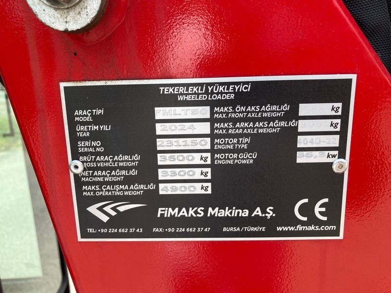 FIMAKS FMLT50 teleskopický nakladač - 13