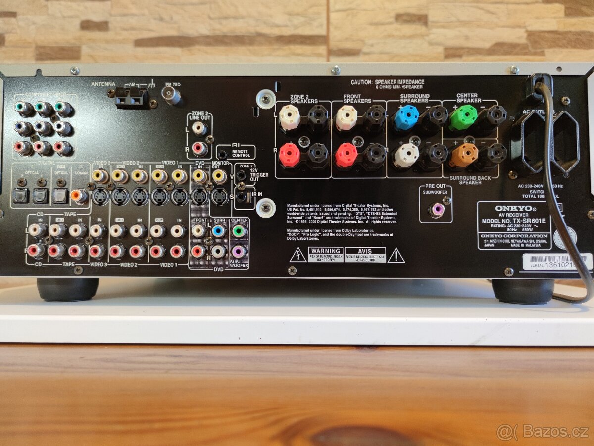 Onkyo TX-SR601 - 13