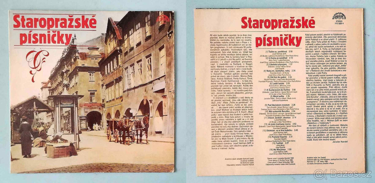 LP desky česká dechovka 14ks + USA dechovka 6ks - 13