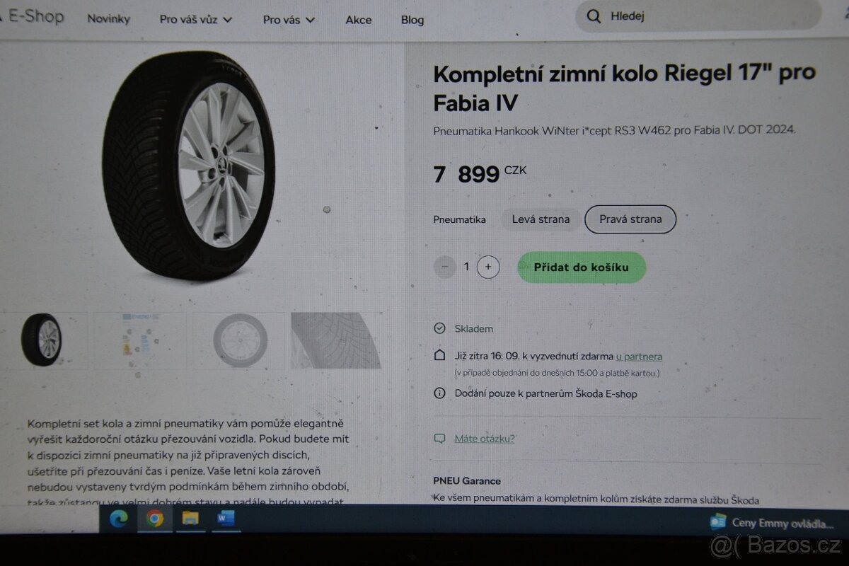 Š.Fabia IV/VW Polo.S.Ibiza -NOVÁ zimní ALU sada 215/45R17 - 13