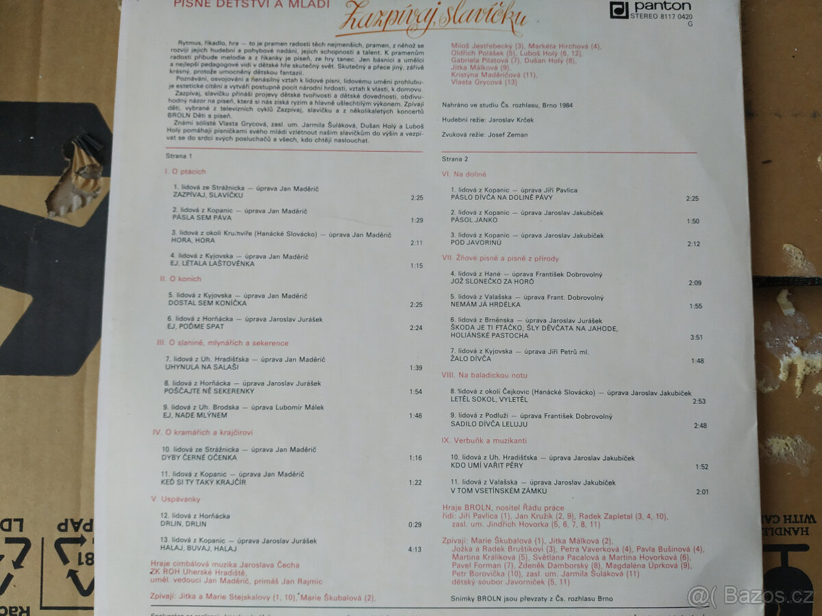 LP gramofonové desky tématické - 13