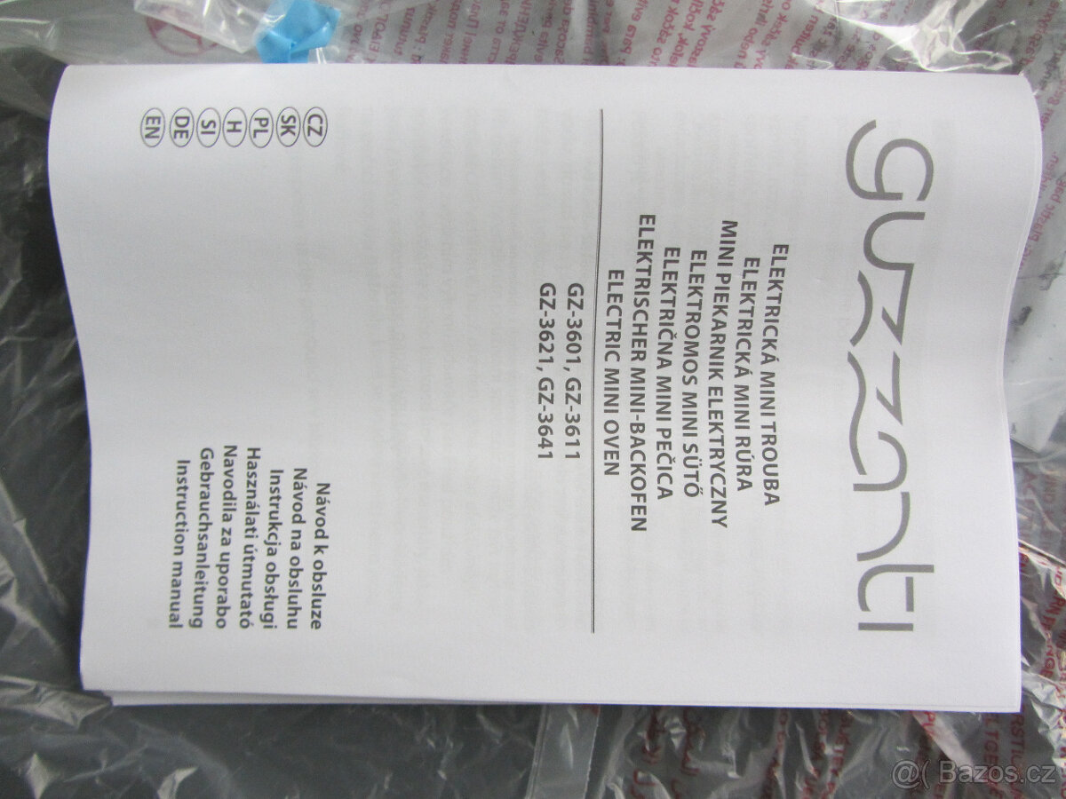 Elektrická trouba GUZZANTI GZ-3621 - 13