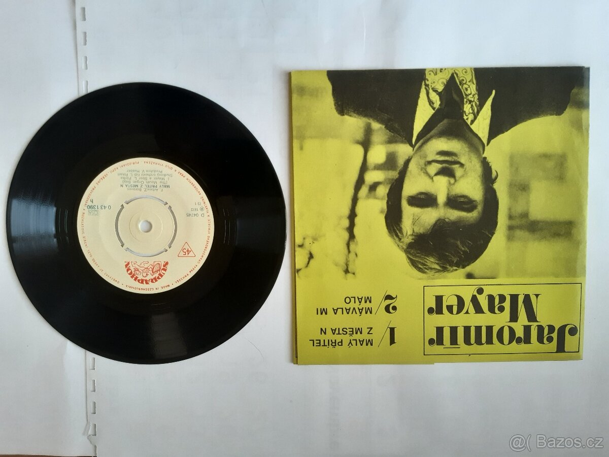 Prodám 35 ks vinylových singlů SP - 13