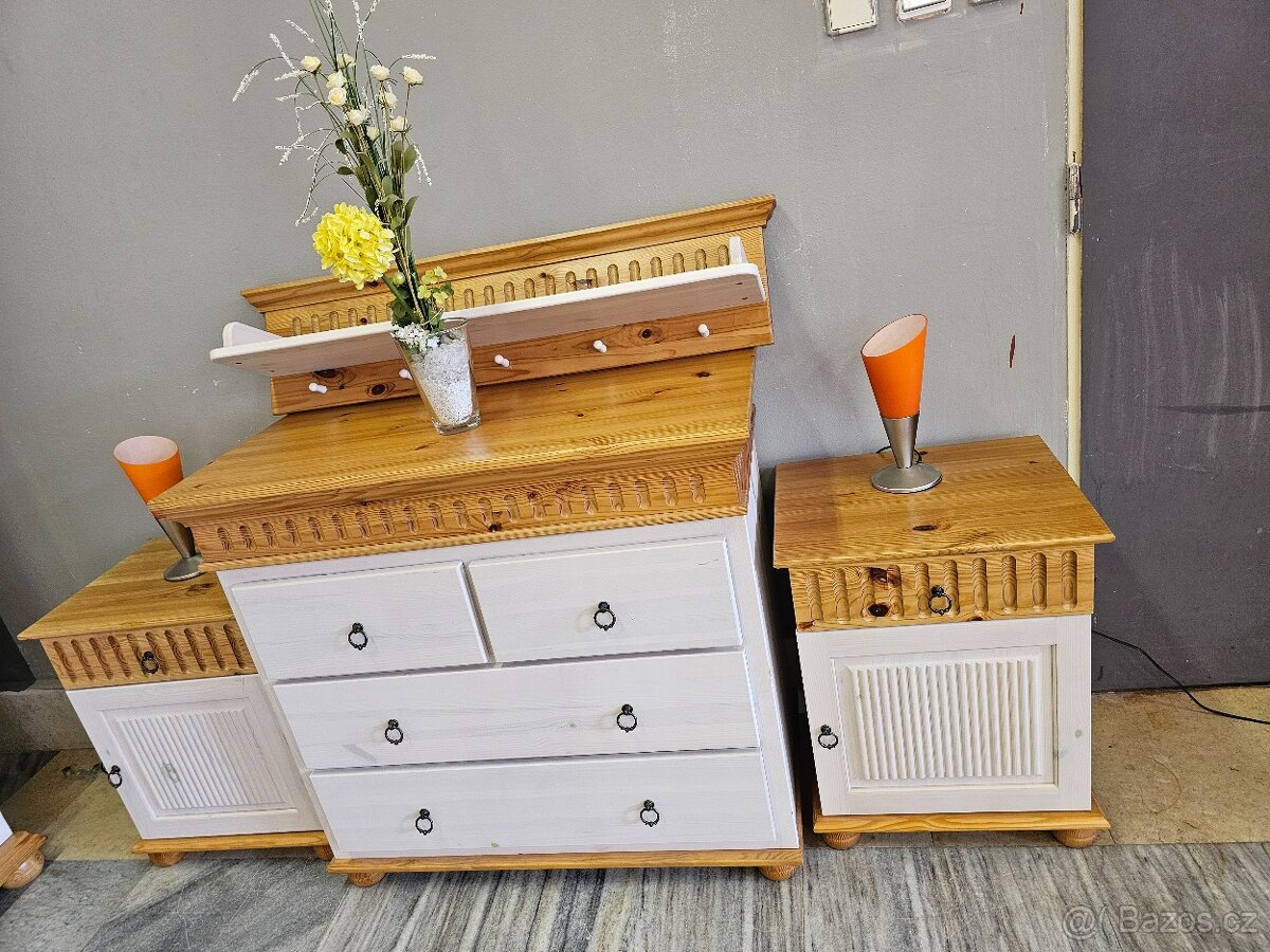 Ložnice postel s úložným prostorem Celodřevená - 13