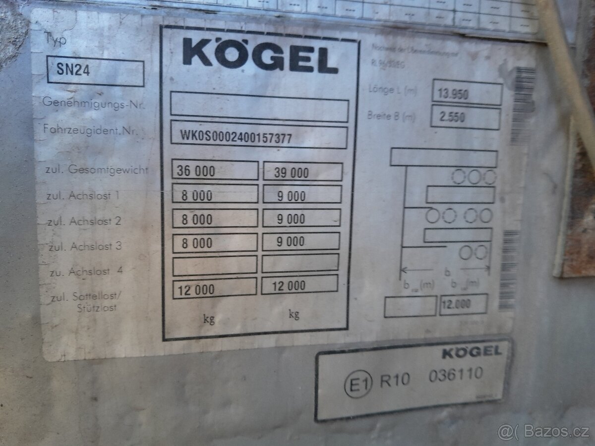26056 návěs Kögel S24 - Standart - 13