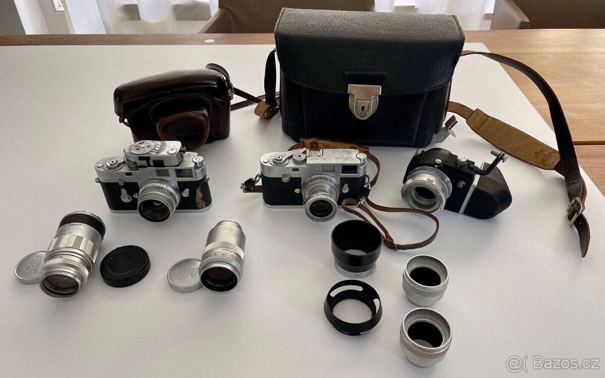 Sada 2 fotoaparátů Leitz M2 s objektivy, příslušenstvím a ob - 13