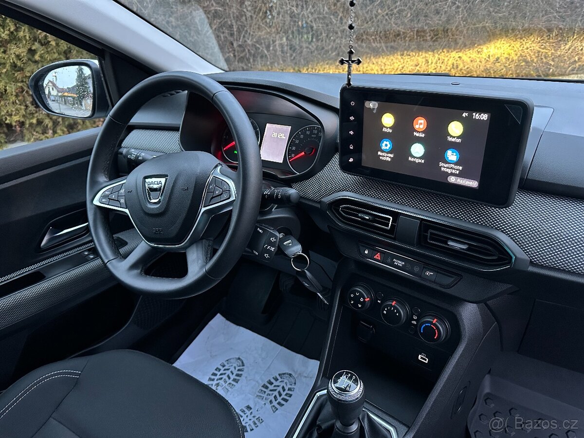 Dacia Sandero 1.0 SCe 2021, 1. majitel, nová STK, 28 000 km - 13