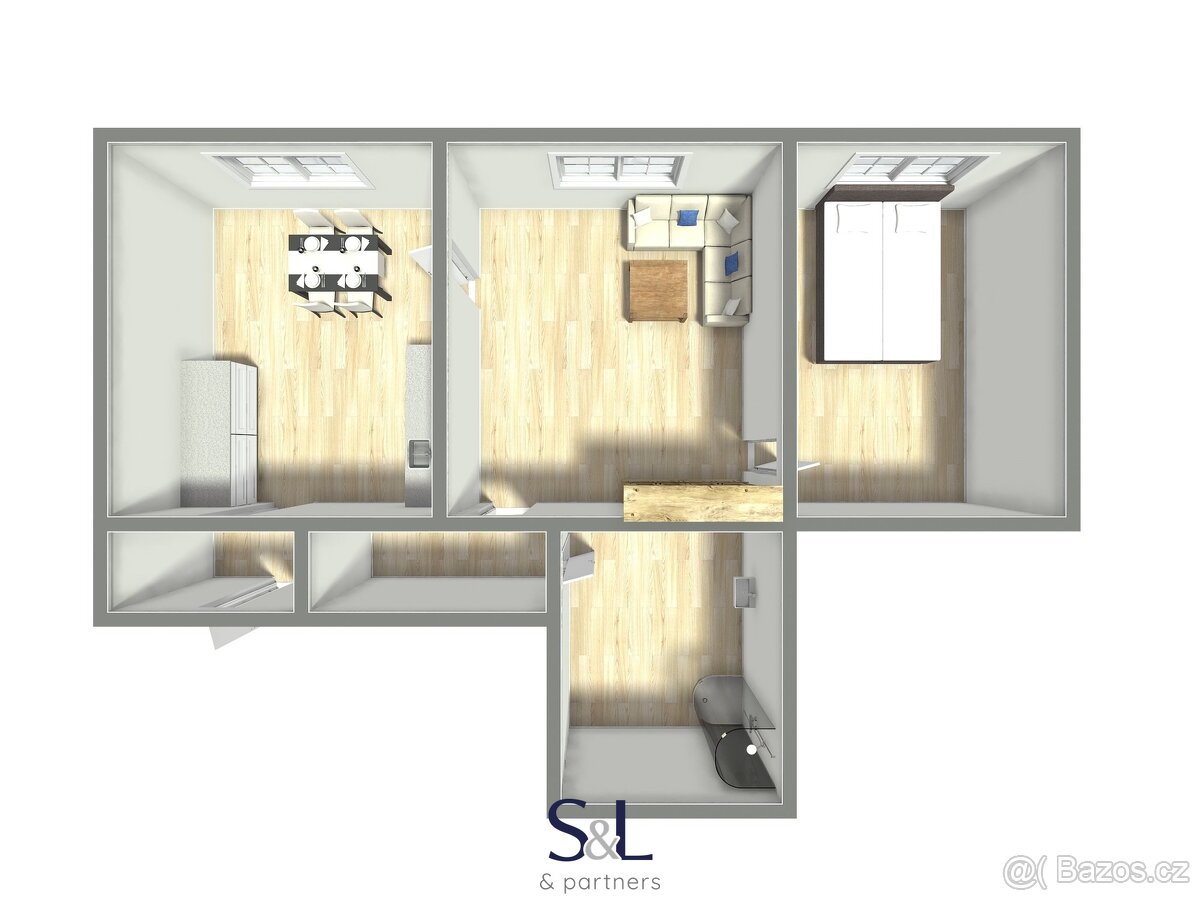 Prodej 1/2 rodinného domu v centru města Česká Kamenice - 13