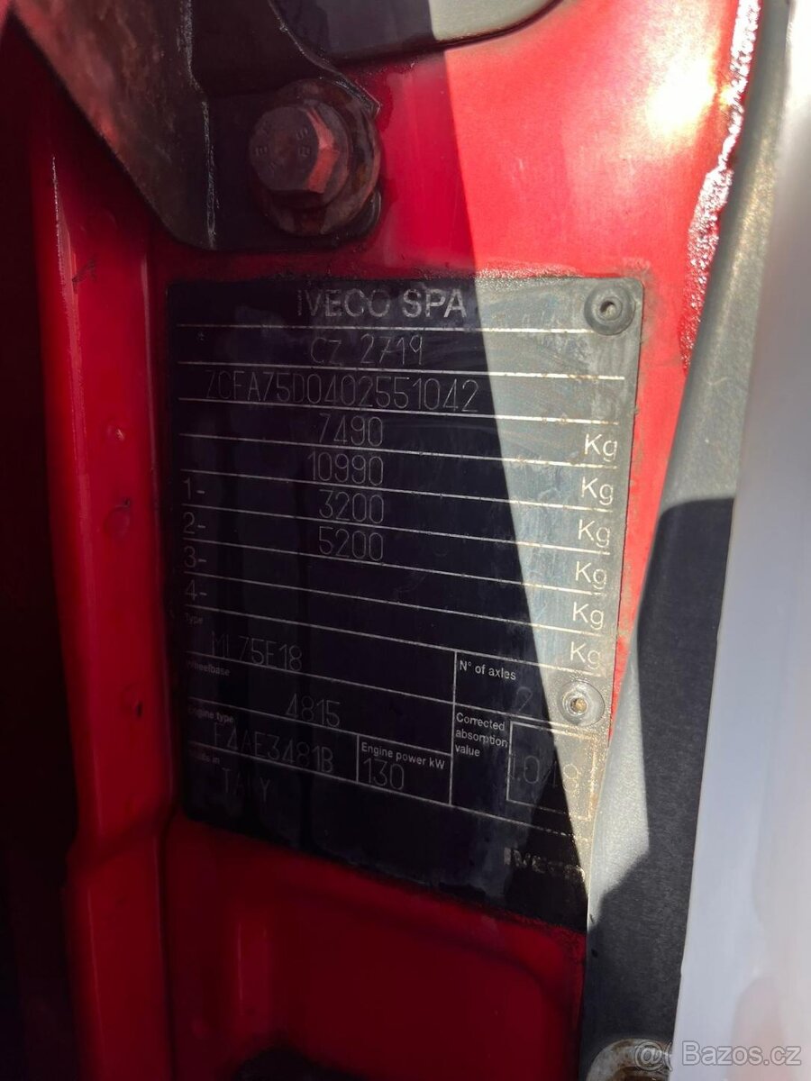 Iveco EUROCARGO ML 75E18 MANUÁL EURO V - 13