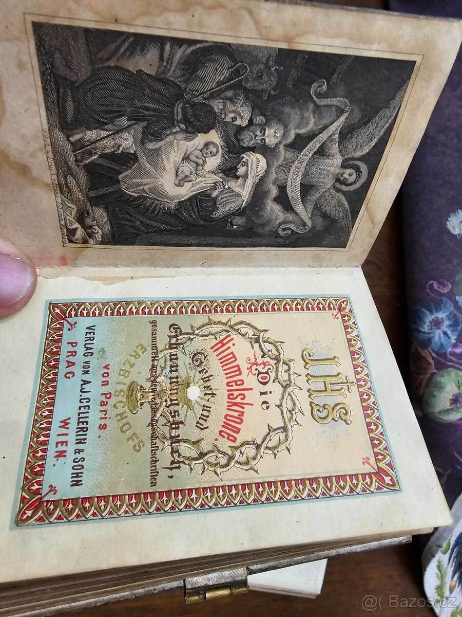 Sbírka 10ks starožitných církevních- modlitebních knížek - 13