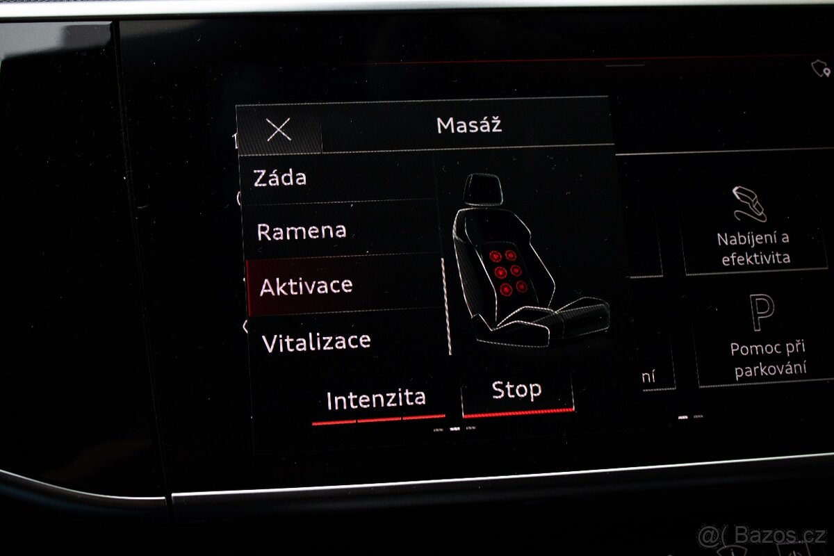 Audi A8 60 TFSI-e V6, masáž, webasto, pano, nelakované - 13
