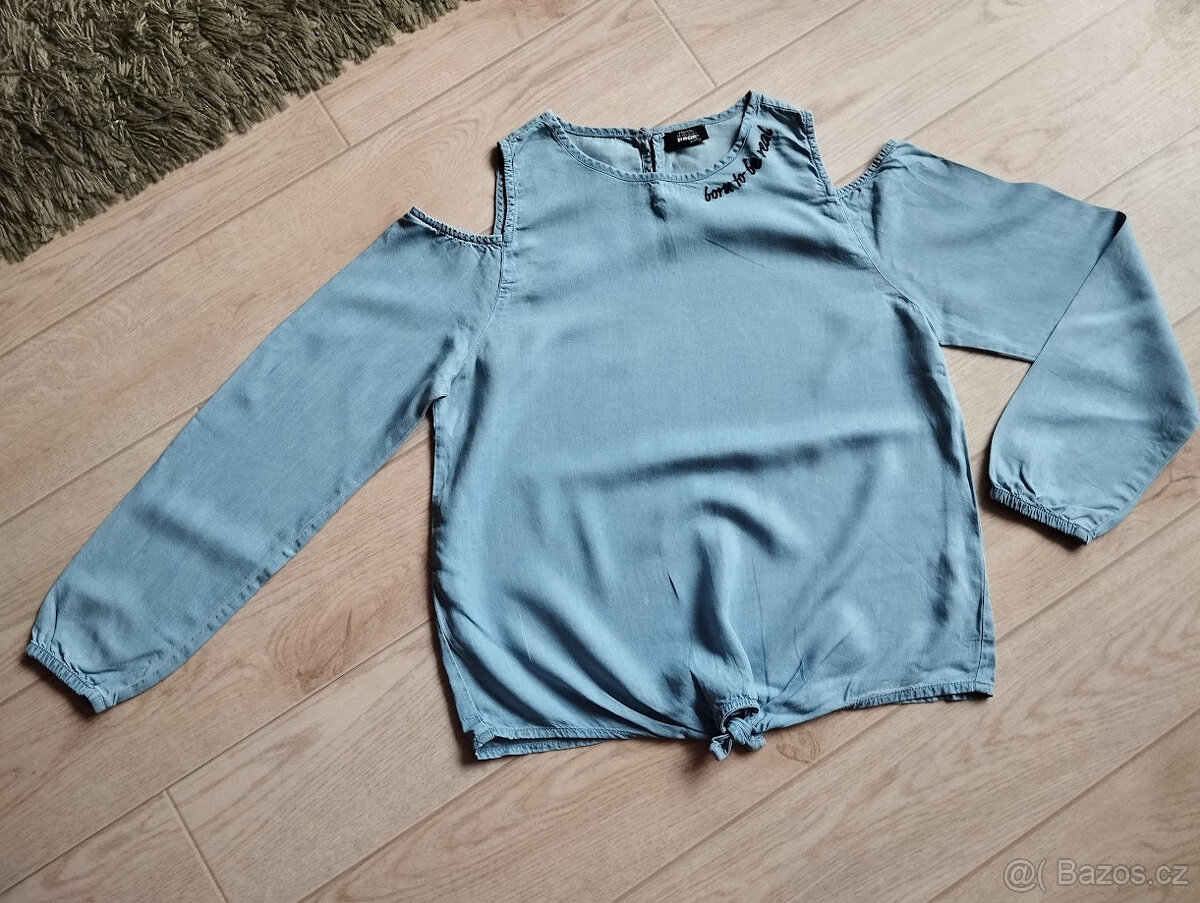 Červené,zelenkavé tričko,halenky,šaty vel.170-176//14-15 let - 13