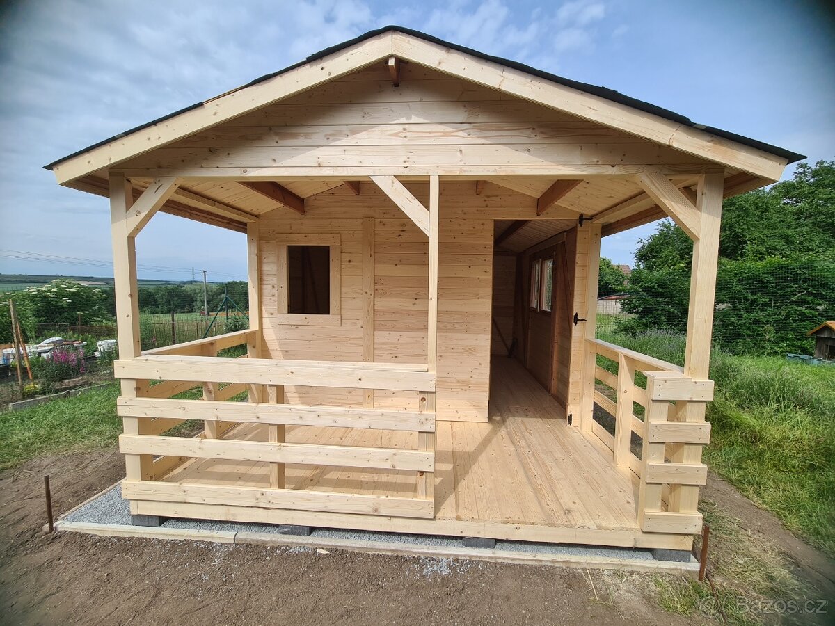 Záhradní dřevěna chatka - 13