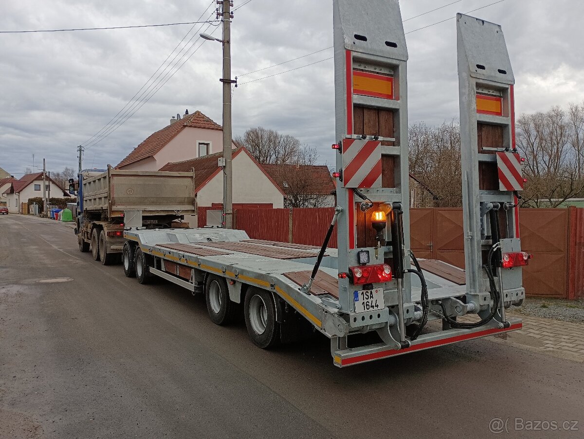 SLEVA přepravník strojů podvalník vlek točnicový - 13