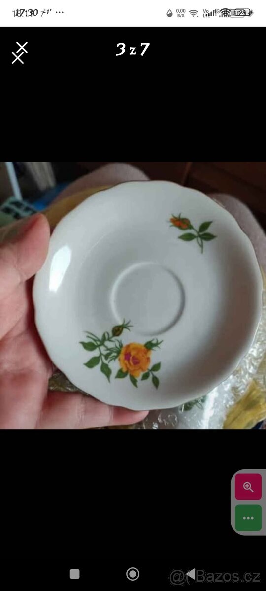 Porcelánové retro sady mix - 13