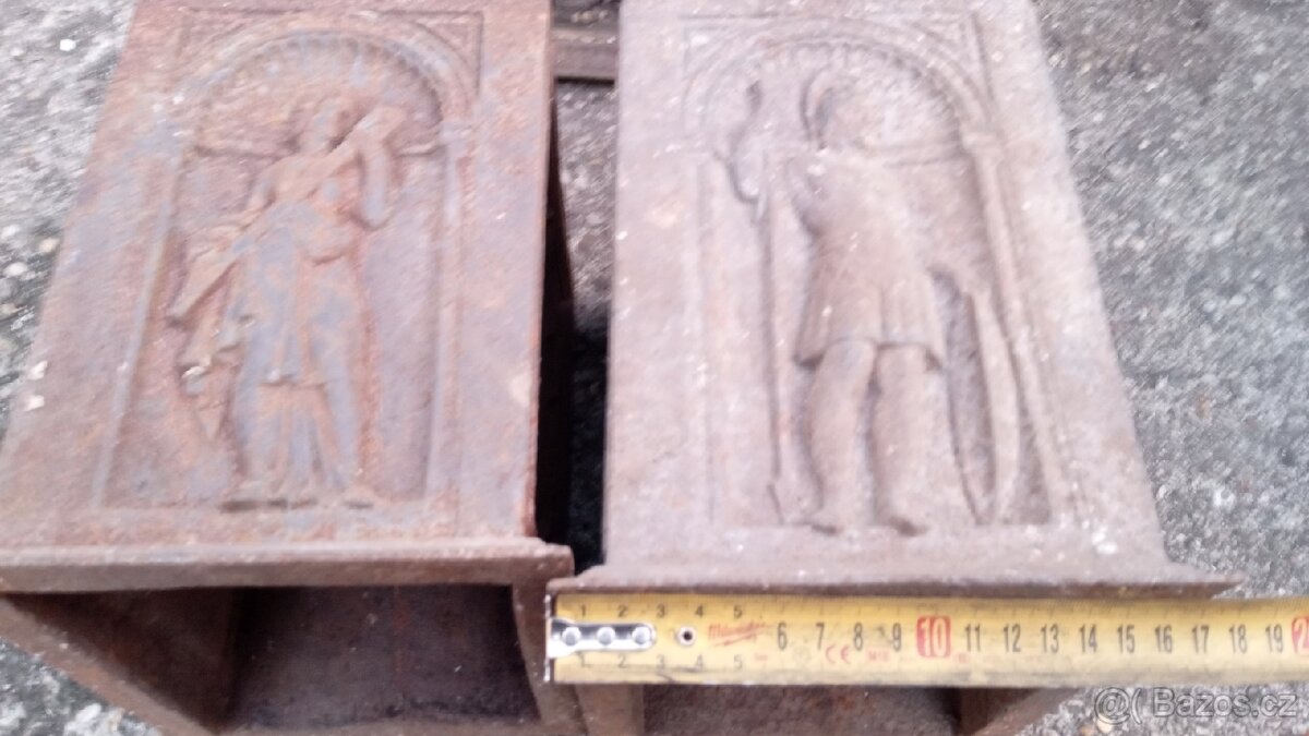 Litinové díly že starožitných kamen - 13