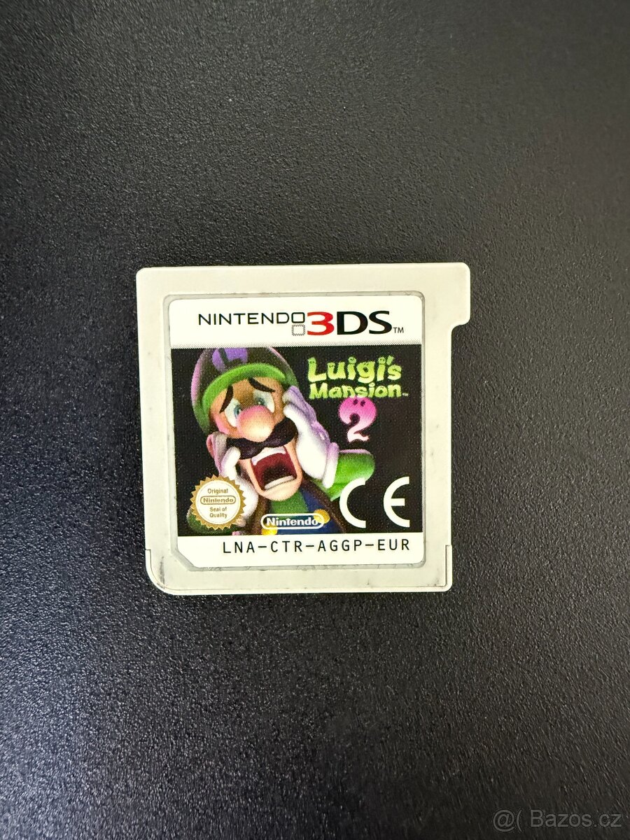 Nintendo 3DS Pink+ 5 her- pěkný stav - 13