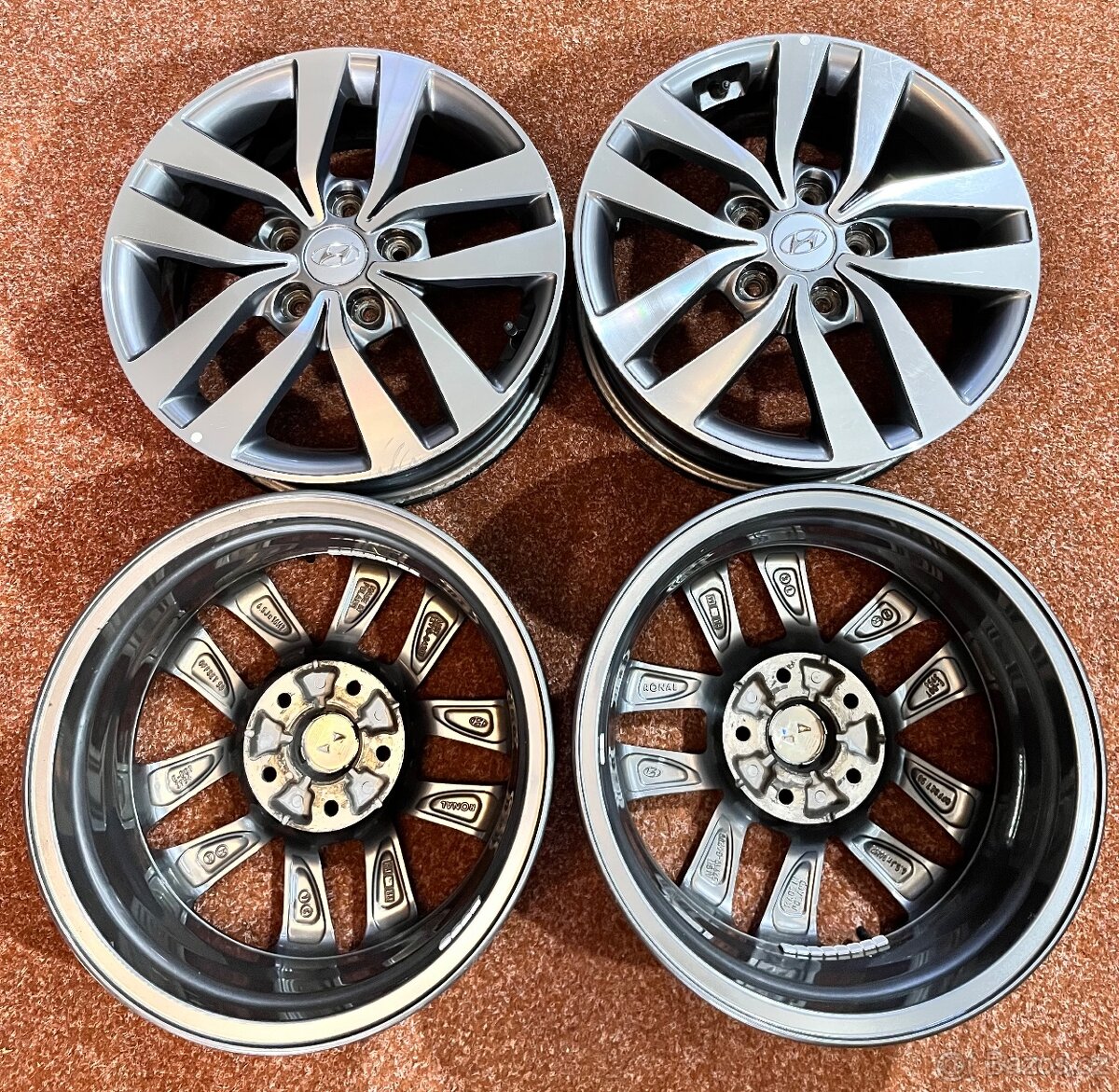 5x114.3 R16 originál disky Hyundai i30 - 13