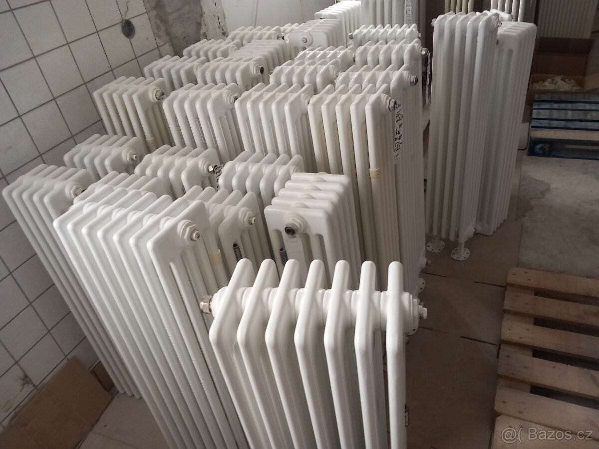 trubkové plechové retro radiátory - 13