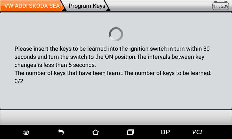 Klíč pro Škoda Volkswagen Seat a další. Zařízení pro progra - 13
