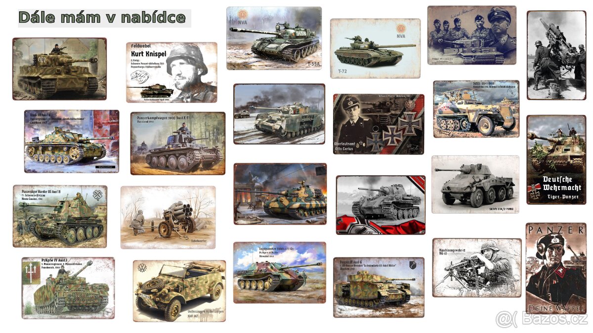 plechová cedule - letadlo Avia B-534 - 13