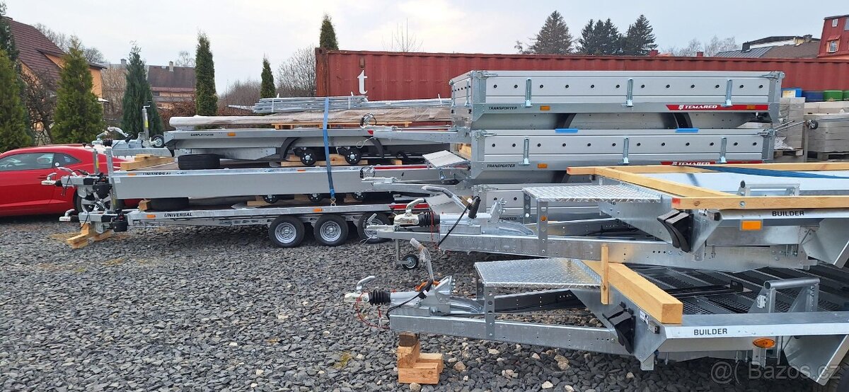 Přívěs TEMARED TRANSPORTER 3015/2 NOVÝ TOP - ALU - 13