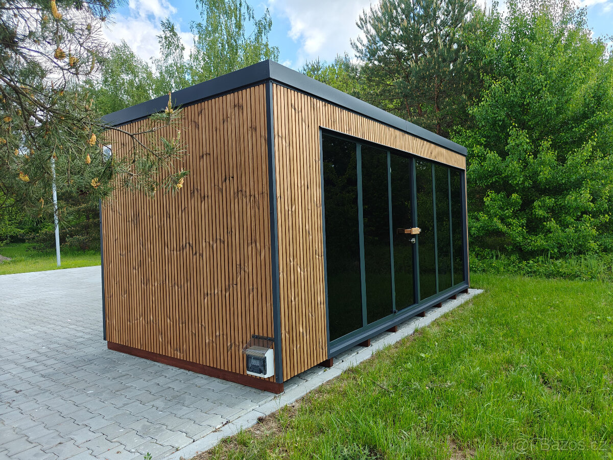 Finská venkovní sauna-Saunový domek Thermowood - 13