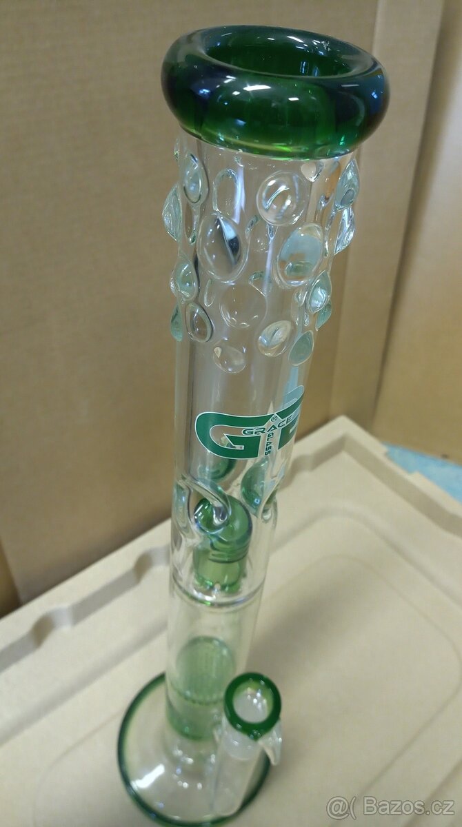 Bong Grace Glass - 'Greenzilla' - 13