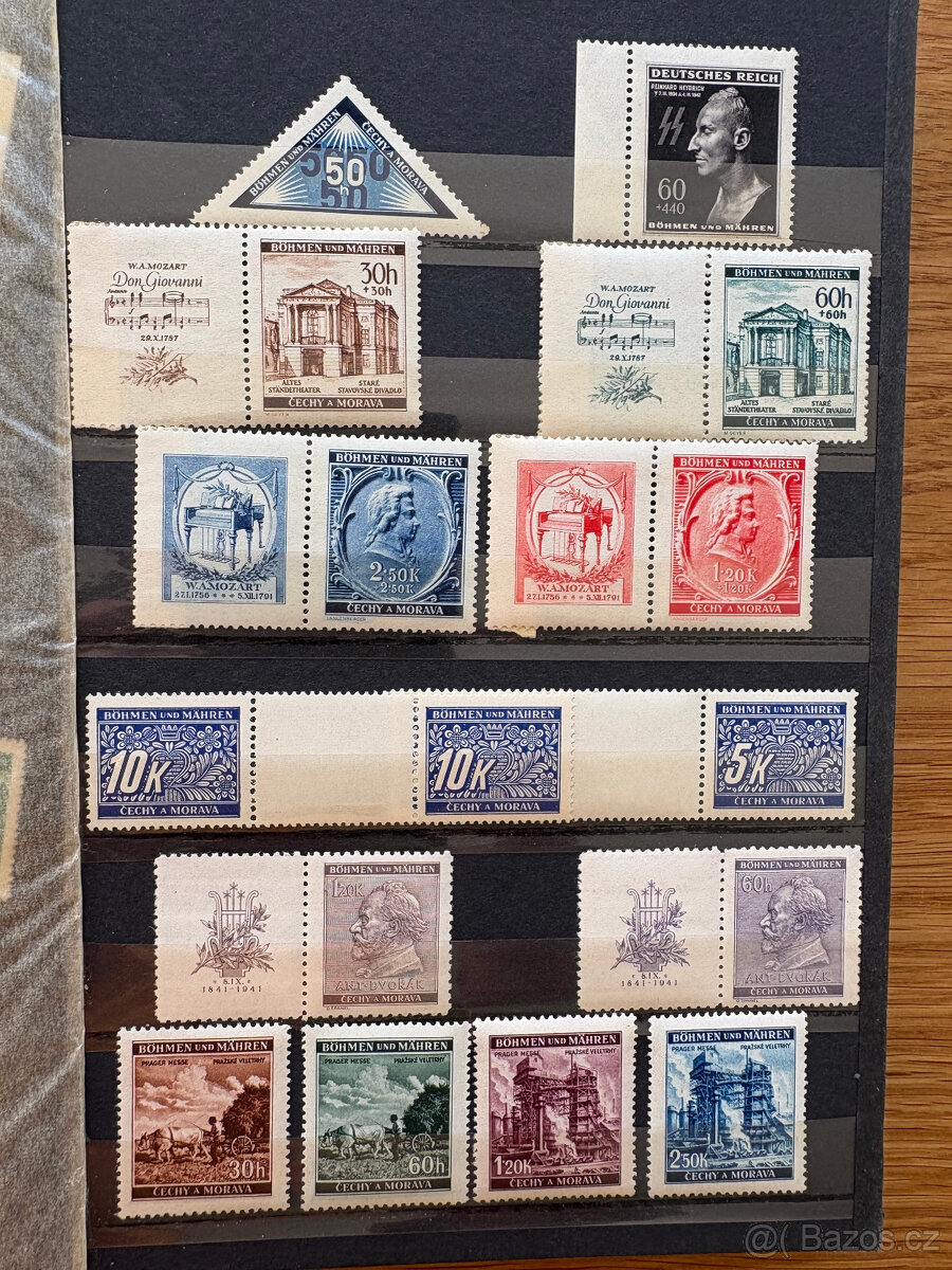 Sbírka známek z období Protektorátu a poválečného ČSR - 13