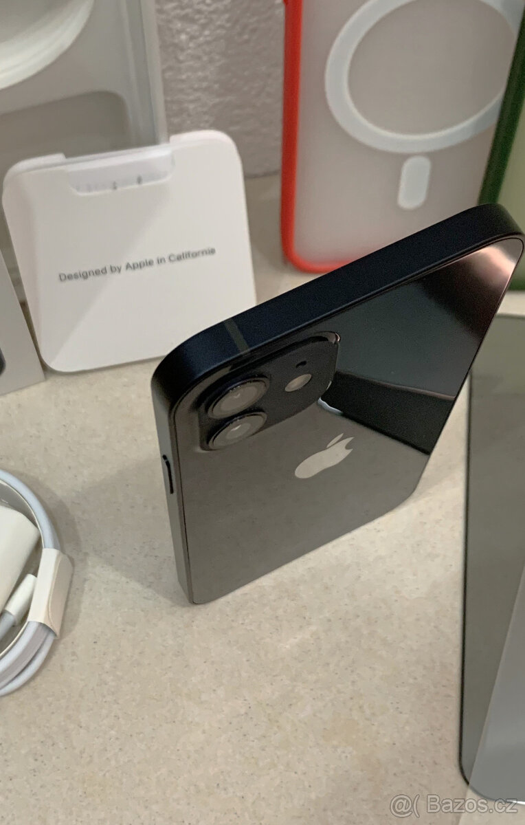 🍏 Apple iPhone 12 128GB - Black (12m. ZÁRUKA) + MEGA DÁRK - 13