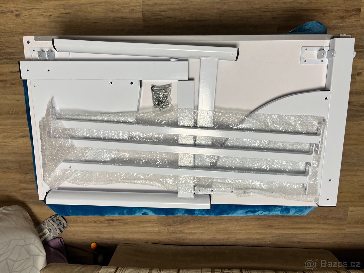 Dětský rostoucí psací stůl, bílý - 13