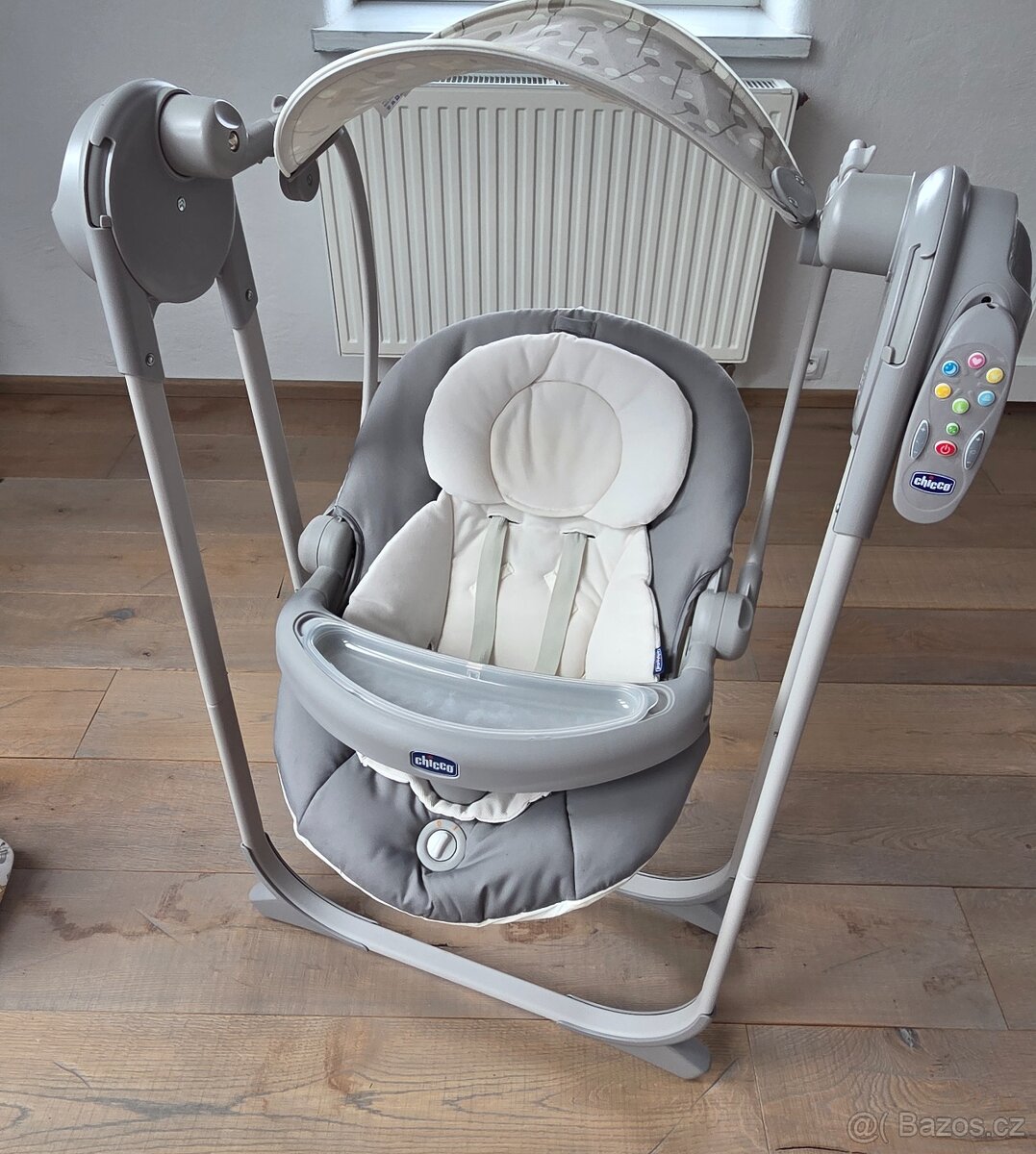 Chicco lehátko/houpačka Polly Swing Up – Silver - 13