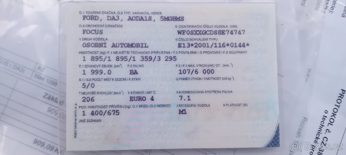 Ford focus.2.0 benzín rok 2008 combi - 13