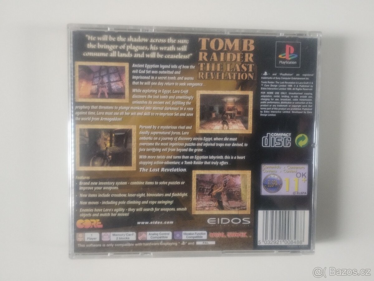 PS1 hry Tomb Raider 1 - 5 na prodej - 13