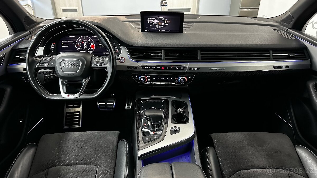 AUDI SQ7, 4.0 V8T, výbava, bez nehod, prav.servis ČR - 13