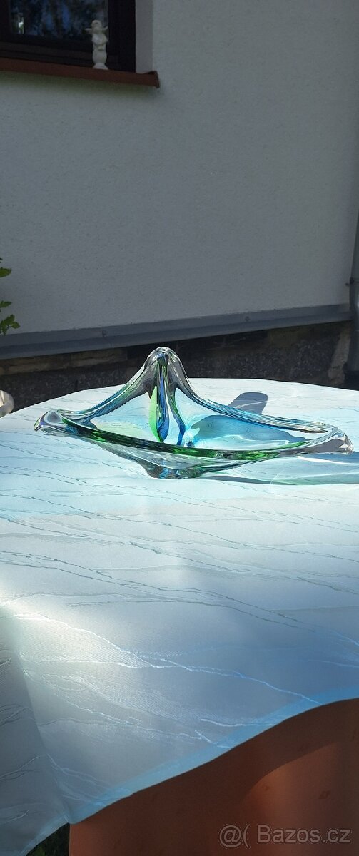 VELKÁ SKLENĚNÁ MÍSA MAX VERBOEKET 50.-60.léta 20.stol - 13