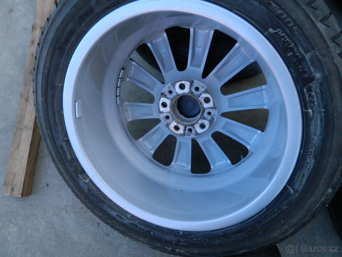 alu kola 5x120+letní pneu r18,Transporter t5/T6 - 13