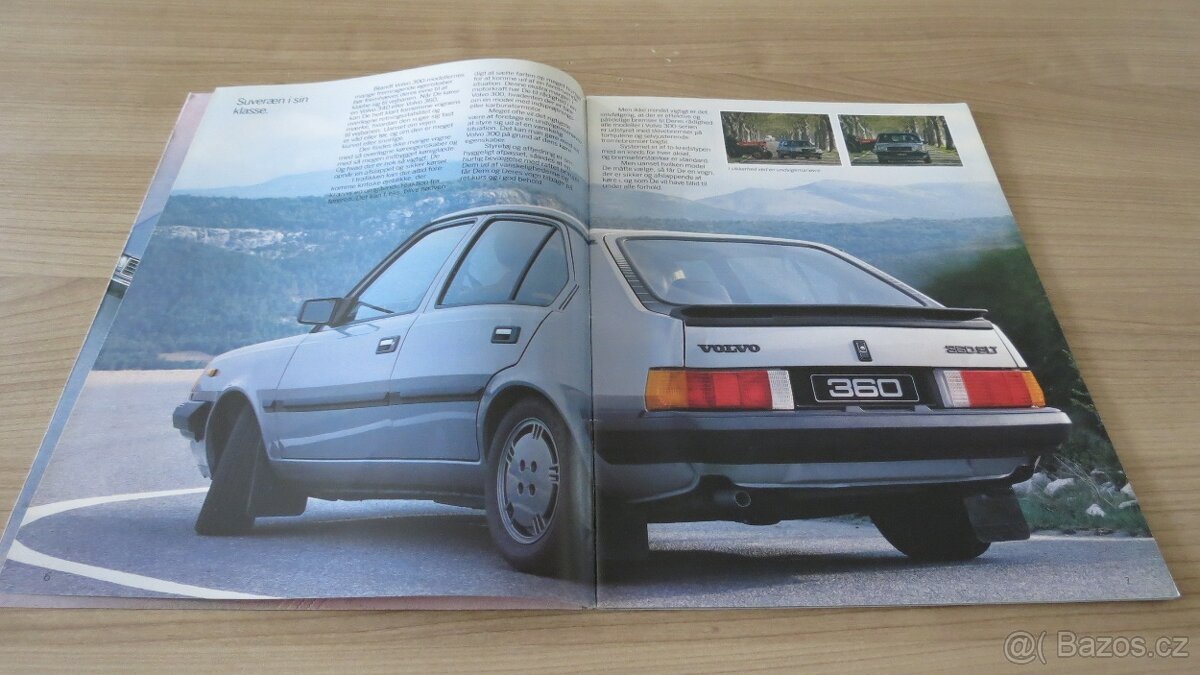 Prospekty Saab a Volvo 50. až 90. léta. - 13