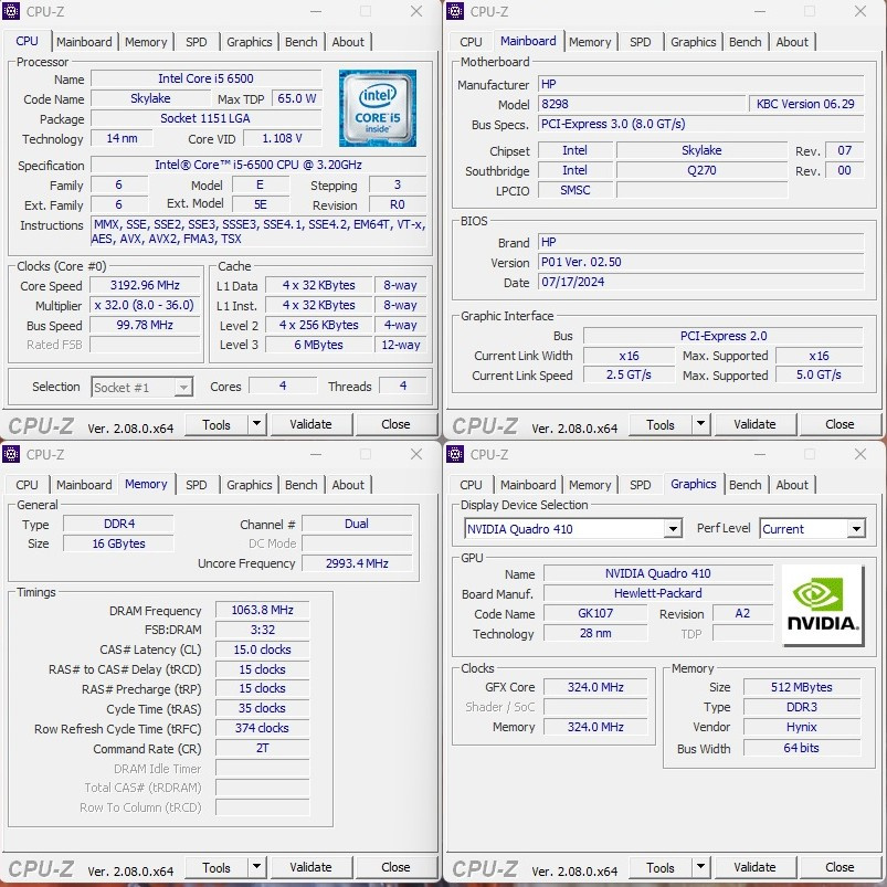 HP EliteDesk 800 G3,i5-6500,16GB,SSD,Nvidia,W11#1 - 13