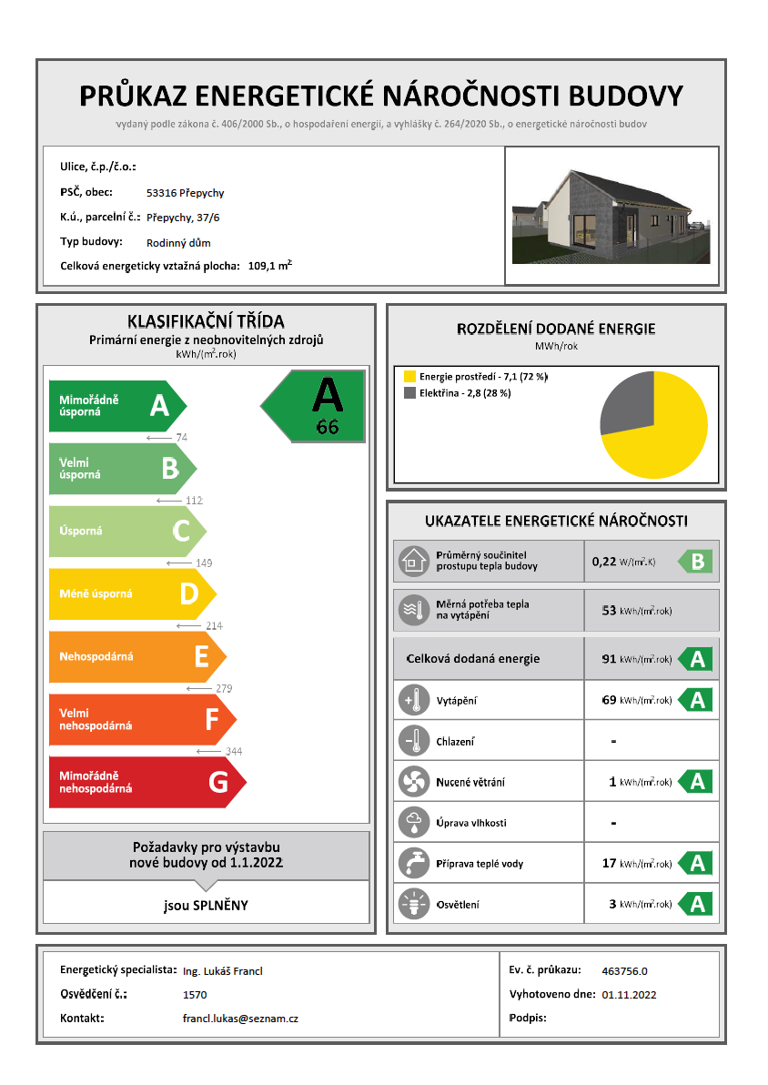 Prodej, rodinný dům 4+kk, Přepychy, okr. Pardubice - 13