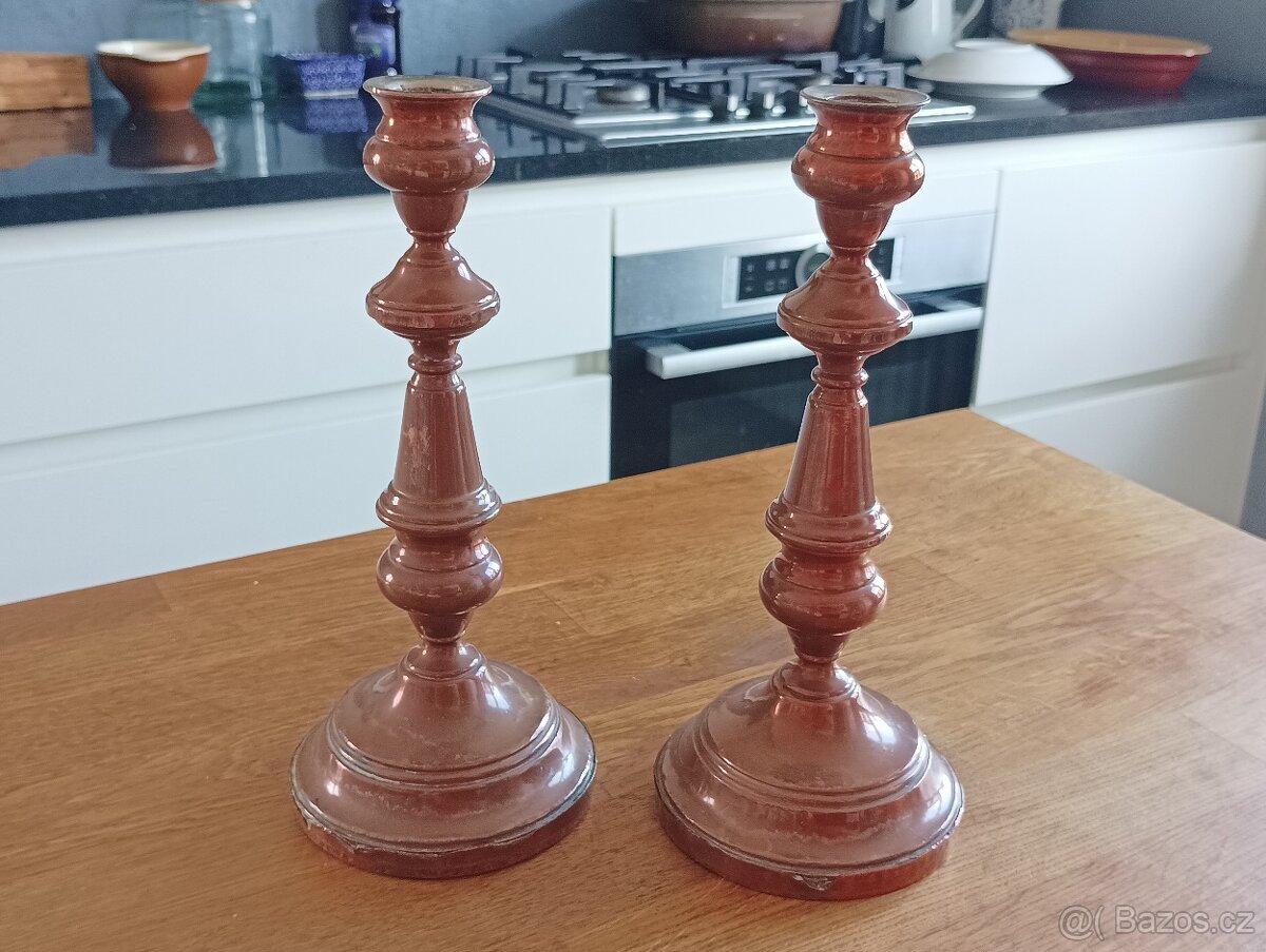 POMĚDĚNÉ PÁROVÉ SVÍCNY - 13