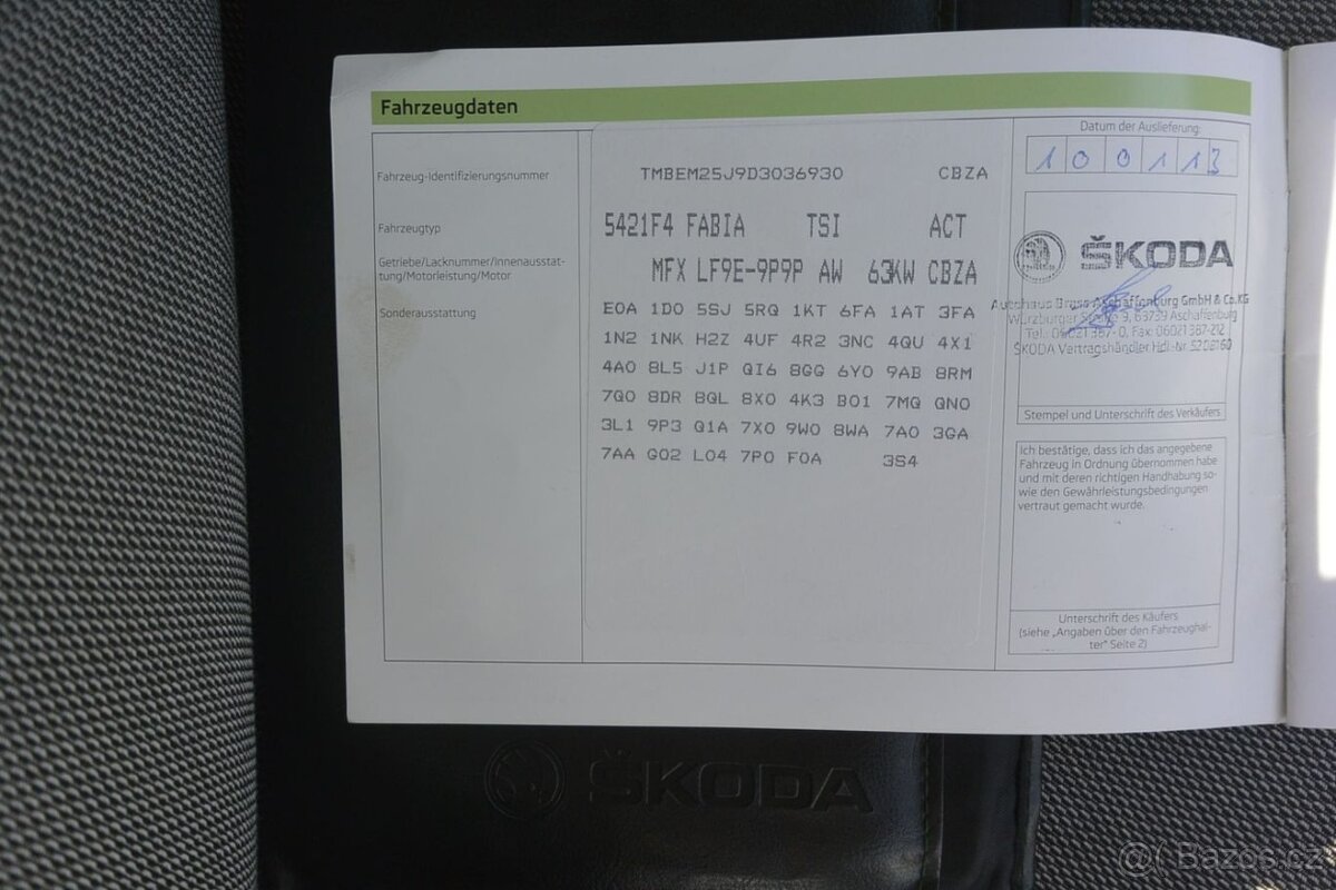 PRODÁM Škoda Fabia 1.2TSi - 13
