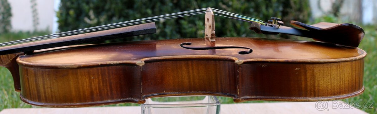 S dobrým zvukem staré celé 4/4 housle - 13