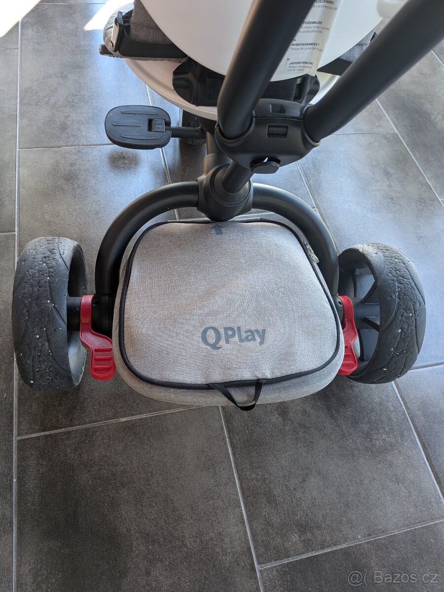 Dětská tříkolka QPLAY šedá - 13