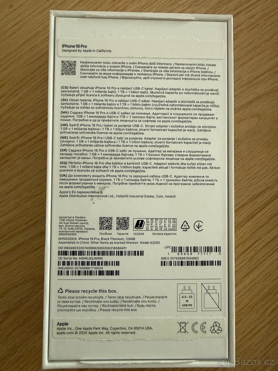 Apple IPhone 16 pro 128gb black - 13