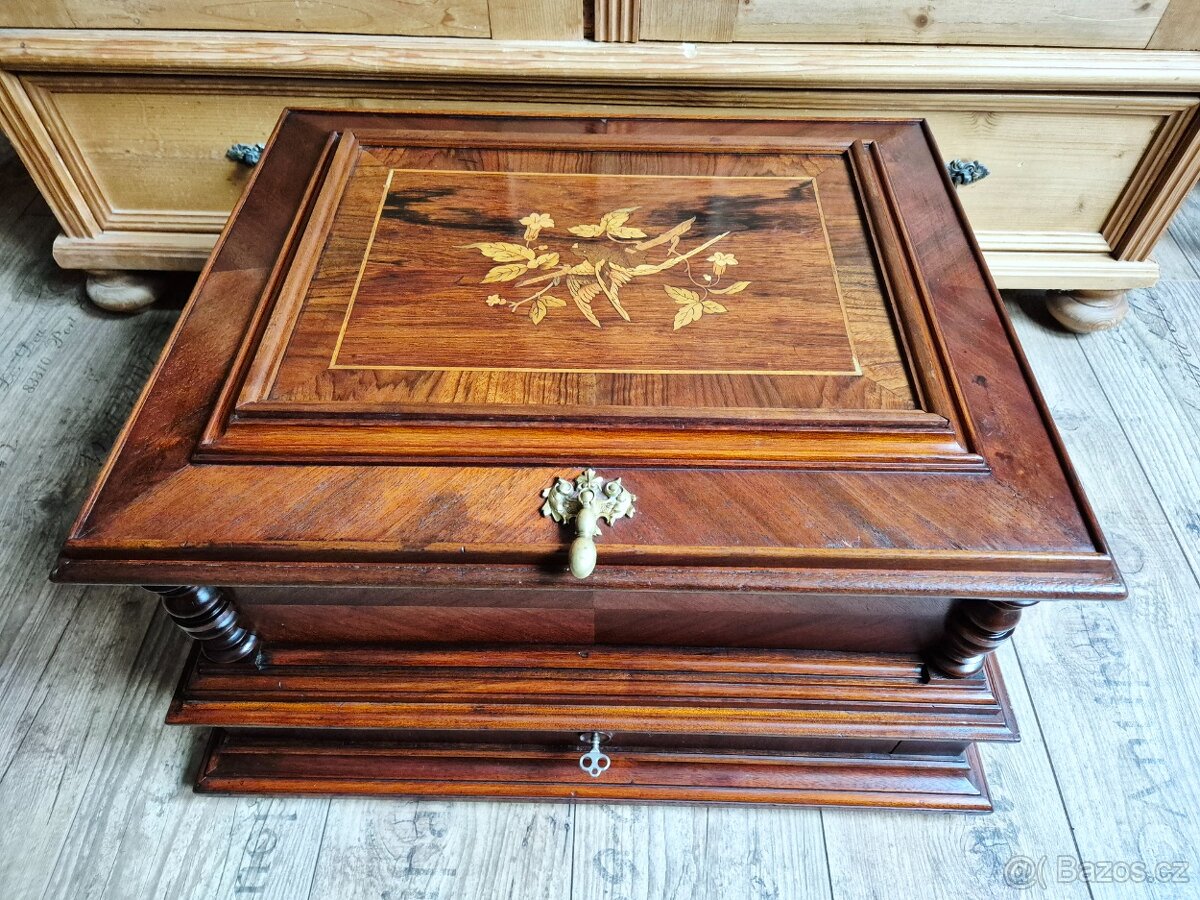 Velký starožitný Polyphon Solyphon Excelsior, 1895 - 13