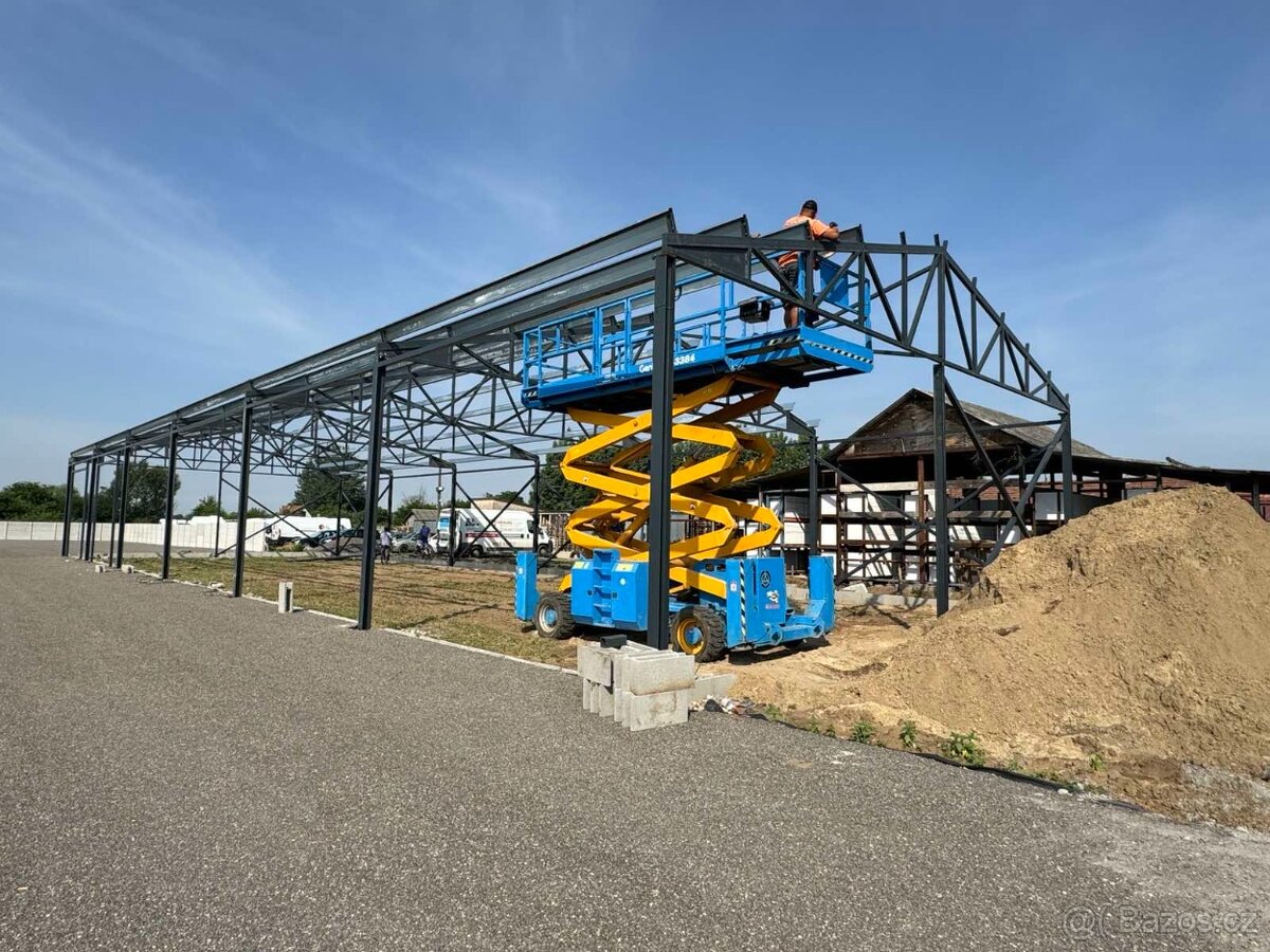 Konstrukce haly 12x30x6m - 13